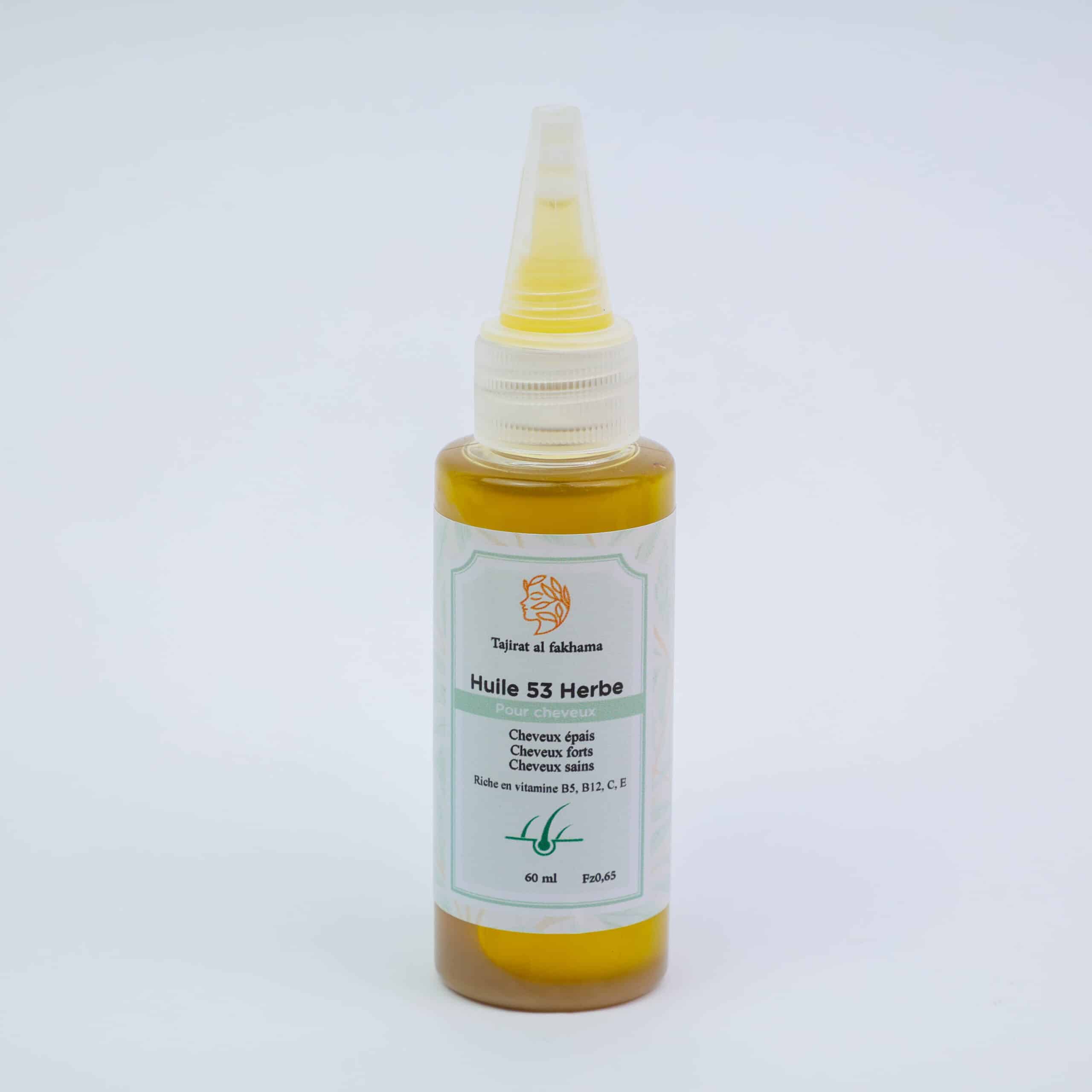 Huile Capillaire 53 Herbes 60 ml À une concentration de 52%