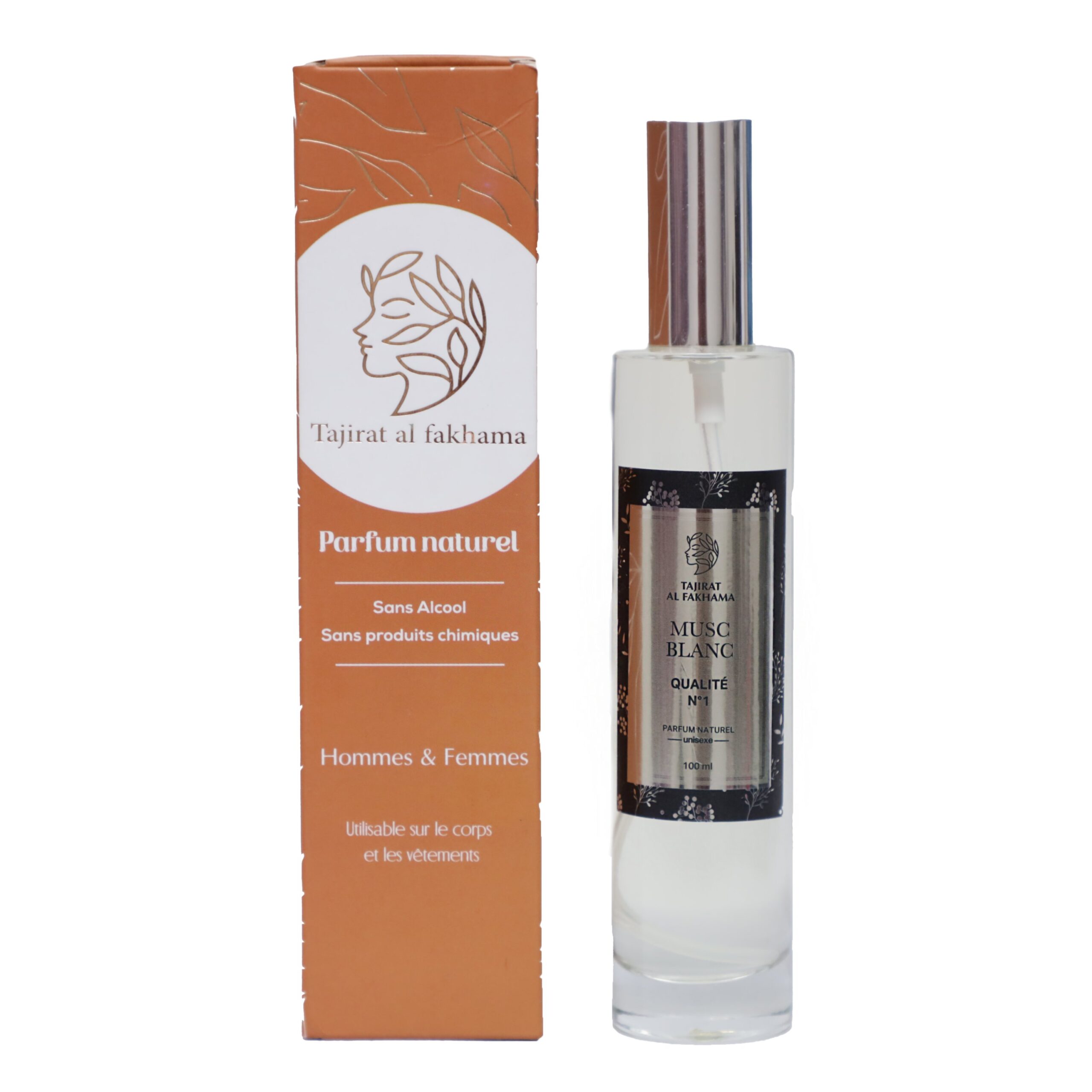 Parfum Musc Blanc Corps 100 ml